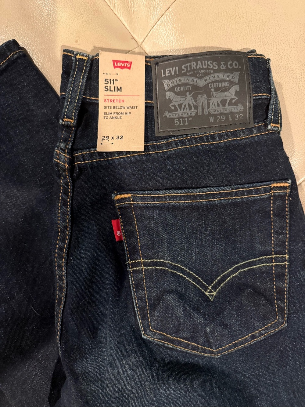 Levi's 511 Slim Stretch Men's Jeans - Dark Indigo